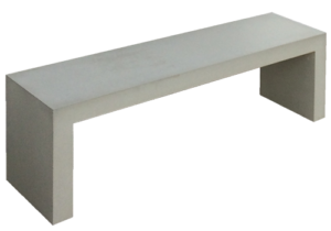 OGGI-Beton: Betonbank San Vito ohne Holzauflage