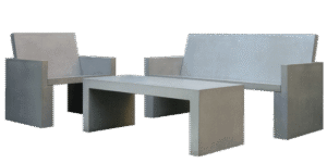 OGGI-Beton: Brandschutzmöbel, Lounge-Sessel